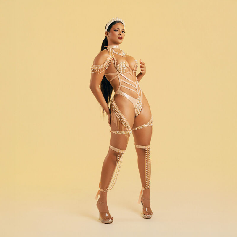 CHAMPAGNE FRONTLINE BODYWEAR ONLY